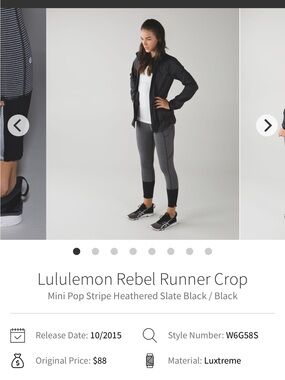 Lululemon Rebel Runner Crop